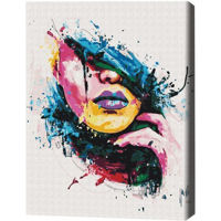 Tablou pe numere BrushMe BS51376FC 40x50 cm (fără cutie) Fată în culori