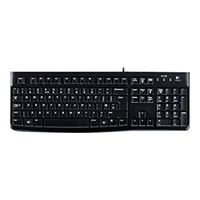 Keyboard Logitech K120 OEM, Thin profile, Quiet typing, Spill-resistant, Black, USB
