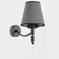 Aplica 1bec E14 Albil negru argint