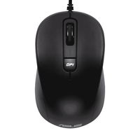 Mouse Asus MU101C Silent, Optical, 1000-3200 dpi, 4 buttons, Ambidextrous, Black