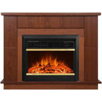 Șemineu electric ArtFlame Maxim & Mars, 845x1100x300 mm, Nuc inchis