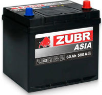Автомобильный аккумулятор Zubr Ultra Asia 60 Ah R+