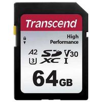 .64GB  SDXC Card (Class 10) UHS-I , U3, Transcend 330S  "TS64GSDC330S" (R/W:100/60MB/s)