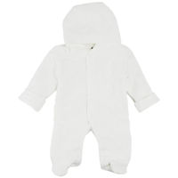 Детская одежда Minikin 241901768 Muslin Комбинезон с капюшоном молочный 3-6 мес (68 см)