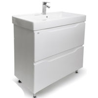 Шкаф под умывальник Mashtab 11579 Print cu 2 sertare 90cm Alb