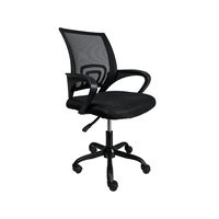 Fotoliu birou 6386 plasa negru