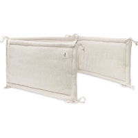 Бортик для кроватки Jollein 004-895-67047 Боковая защита детской кроватки Grain Knit Oatmeal, 180x30 cm