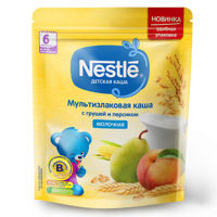 Nestle terci multicereale cu lapte, piersic și pere, 6+ luni, 220 g