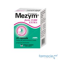 Mezym® forte 25000 EXTRA caps.25000 UI + 22500 UI + 1250 UI  N20