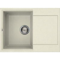 Chiuvetă bucătărie Elleci EASY 135 (680x500 mm) 62 bianco antica