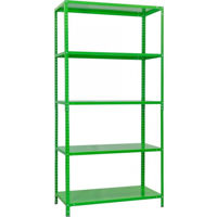 Cтеллаж складской УХЛ-МАШ МС-З 1970x1000х400 Стеллаж модульный (5 полок) Зелённый