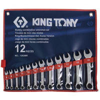 Ключ гаечный King Tony 1282MR ключи комбинированные укороченные 8-19мм 12 пр.