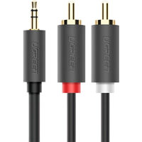 Переходник для AV Ugreen 10512 AC102, 3.5mm Male to 2 RCA Male Audio Cable 3m