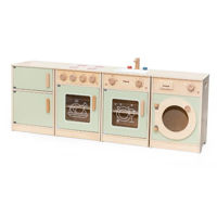 Игровой комплекс для детей Viga 44248 Set de bucătărie din lemn, verde