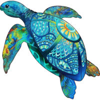 Головоломка Eureka E2D Rainbow Wooden Puzzle SEA TURTLE