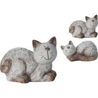 Декор H&S 53698 Figurina Pisica 16x10x12cm, ceramica