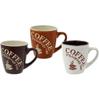 Cană Promstore 09632 для кофе 220ml Coffe time