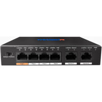 Switch/Коммутатор Trassir TR-NS1006-60-4POE 4+2 ports
