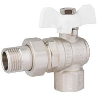 Запорная арматура Profactor Угловой кран для воды PF Heavy с Dutch MF 1"