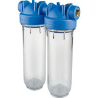 Фильтр проточный для воды ATLAS Filtri DP-10 DUO (fără cartuş)