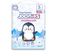 Подгузники Joonies Premium Soft S (3-6 kg) 64 шт