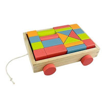 Конструктор Promstore 54222 Carucior din lemn 20x17x5cm, Free&Easy