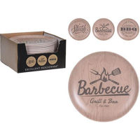 Farfurie Excellent Houseware 47022 Тарелка 25cm Barbecue, бамбук