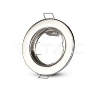 Spot incastrat rotund reglabil satin nickel GU10 V-Tac