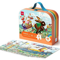 Головоломка Deli DLEH743 Puzzle Let's Race, 57elem