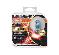 LAMPA CU HALOGEN OSRAM +200% H4 Night Breaker 12V 60/55W