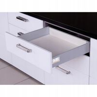 Modern Box Square gri L-400 H-83 deschidere totală cu amortizor