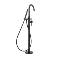 Смеситель для ванны kfa armatura Moza черный-мат