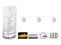 Ghirlianda LED "Lampioane" 20buc, 7cm, alb-cald