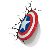 Ночной светильник 3DLightFX Captamshield Marvel Captain America Shield