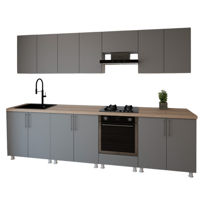 Мебель для кухни Smartex (30041) K1 300cm Grafit