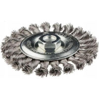 Набор головок, бит, насадок Graphite 57H596 Perie din sarma, inox, de tip cupa, 80mm, M14