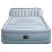 Надувной матрас Intex 64450 Saltea Velur 152x236x86cm cu spătar si pompa