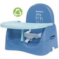 Scaun de masă Badabulle B009014 Booster pliabil Nomad Albastru cu Pisicuta