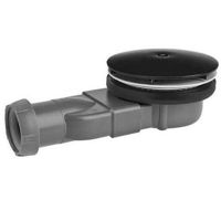 Sifon pentru cădițe de duș Wirquin H40 D90 Slim Black antimiros (30722859/219218B)