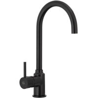 Смеситель для умывальника kfa armatura Neda высокий черный