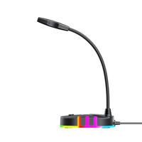 Microphones Havit GK58B, Omnidirectional, 30Hz-16kHz, 1.5m. RGB, USB