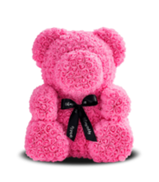 Ursul de trandafiri roz 70 cm