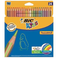 Набор для творчества Promstore 35127 Set creioane colorate 24buc BIC Tropicolors