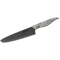 Cuțit Samura INCA Chef, lama zirconia ceramic negru 187mm (SIN-0085B)