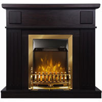 Șemineu electric ArtFlame Marina & Galileo gold, 997x1034x270 mm, Wenge