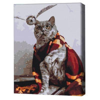 Картина по номерам BrushMe BS36543 40x50cm (în cutie) Pisicuța vânătoare de Snitch