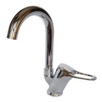 Смеситель для умывальника KAS Kardelen 9231703-12 (inalta, cu stift)