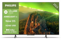 Телевизор PHILIPS TV 50" Ambilight Smart TV UHD 50PUS8118/12 (2023), Black