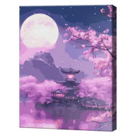 Картина по номерам Art Gallery EX8256 Noaptea mov 30x40cm Eco