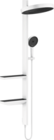 Sistema de  dus hansgrohe  Rainfinity Showerpipe 360 ​​cu montarea ascunsa, alb mat